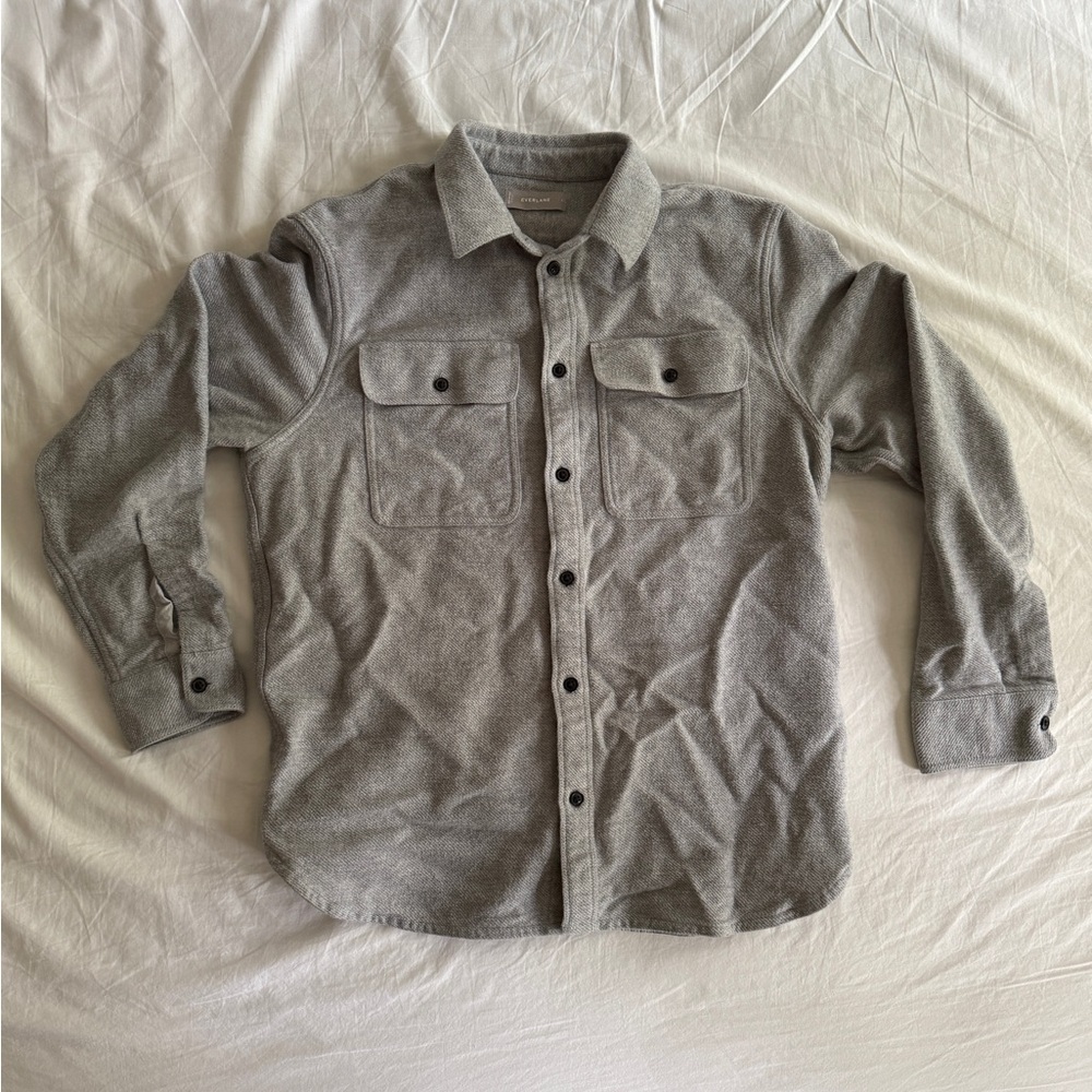 Everlane Gray Casual Button Down Shirt